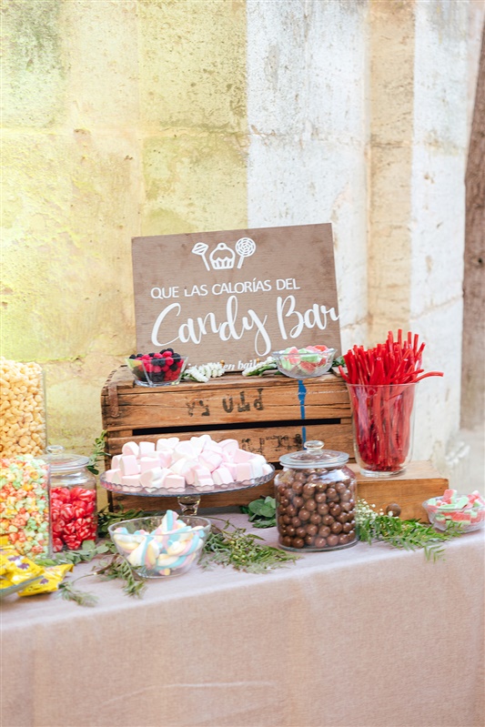 Candy bar para bodas