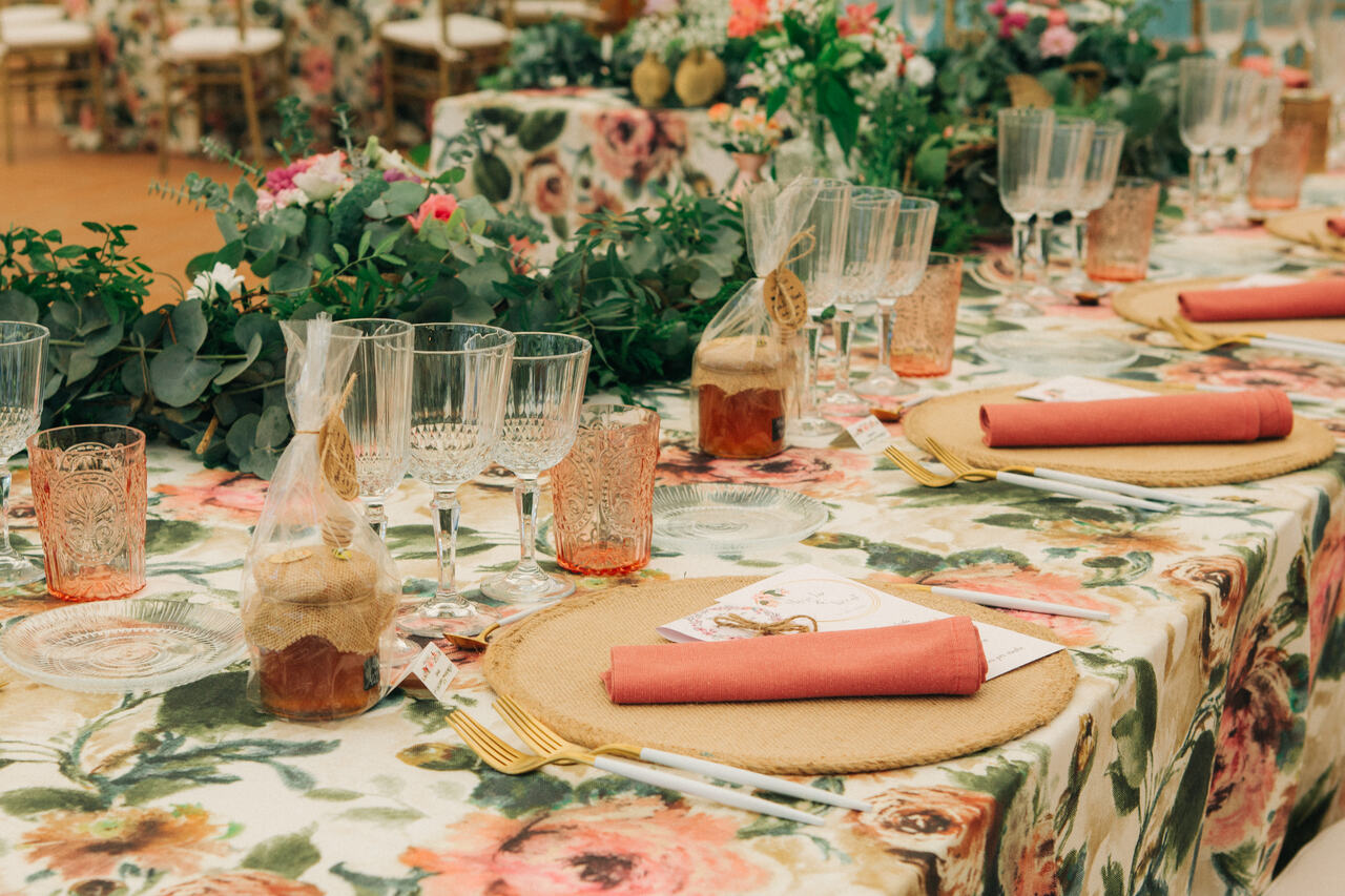 Decoración de mesas para bodas