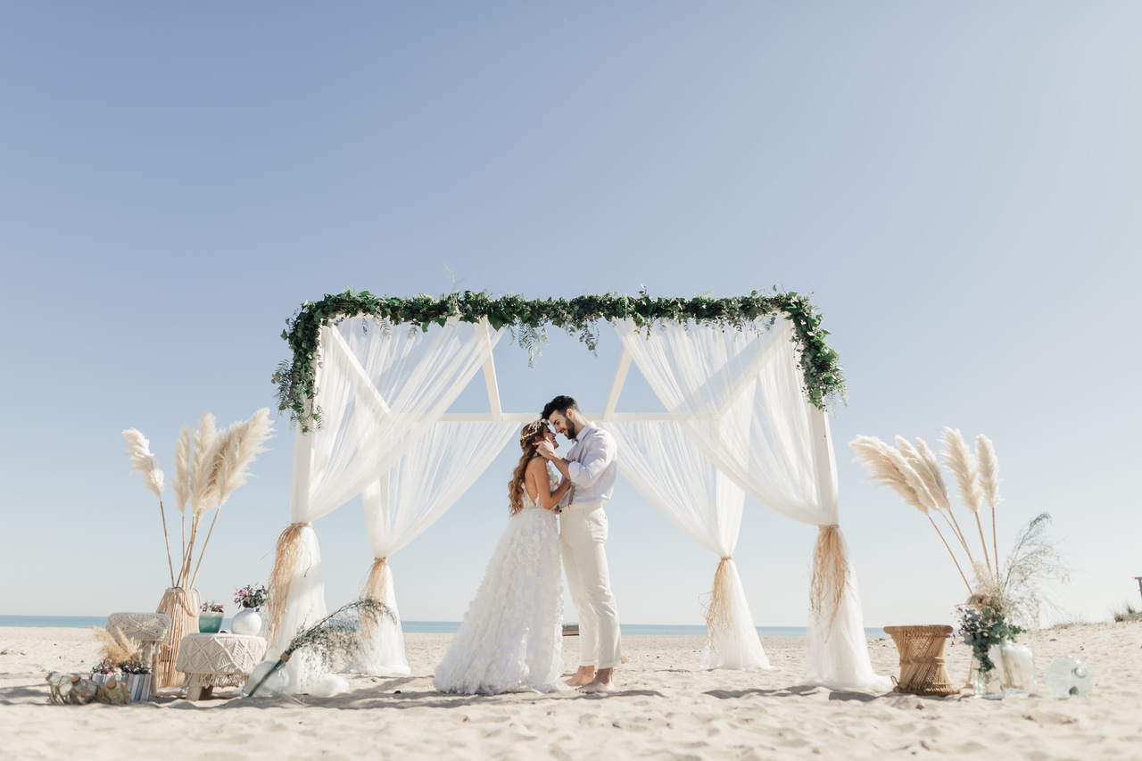 Decoración de bodas en la playa