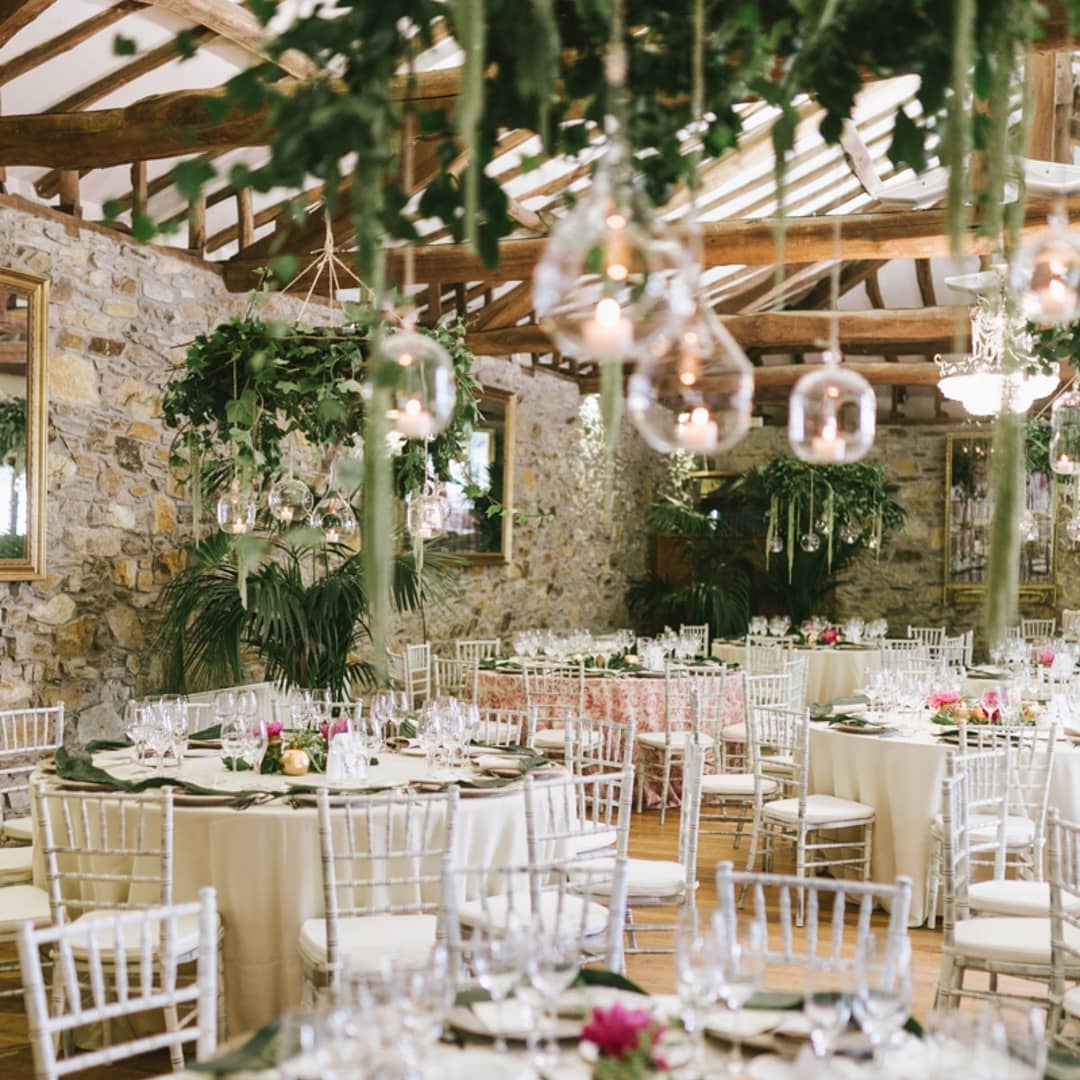 Decoración con velas para bodas