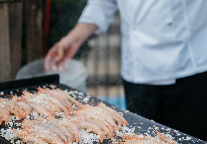 Showcooking de pescado para bodas: un cóctel y banquete diferentes