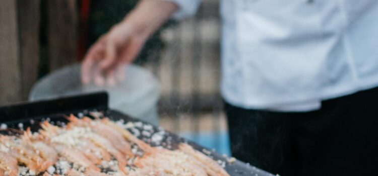 Showcooking de pescado para bodas: un cóctel y banquete diferentes