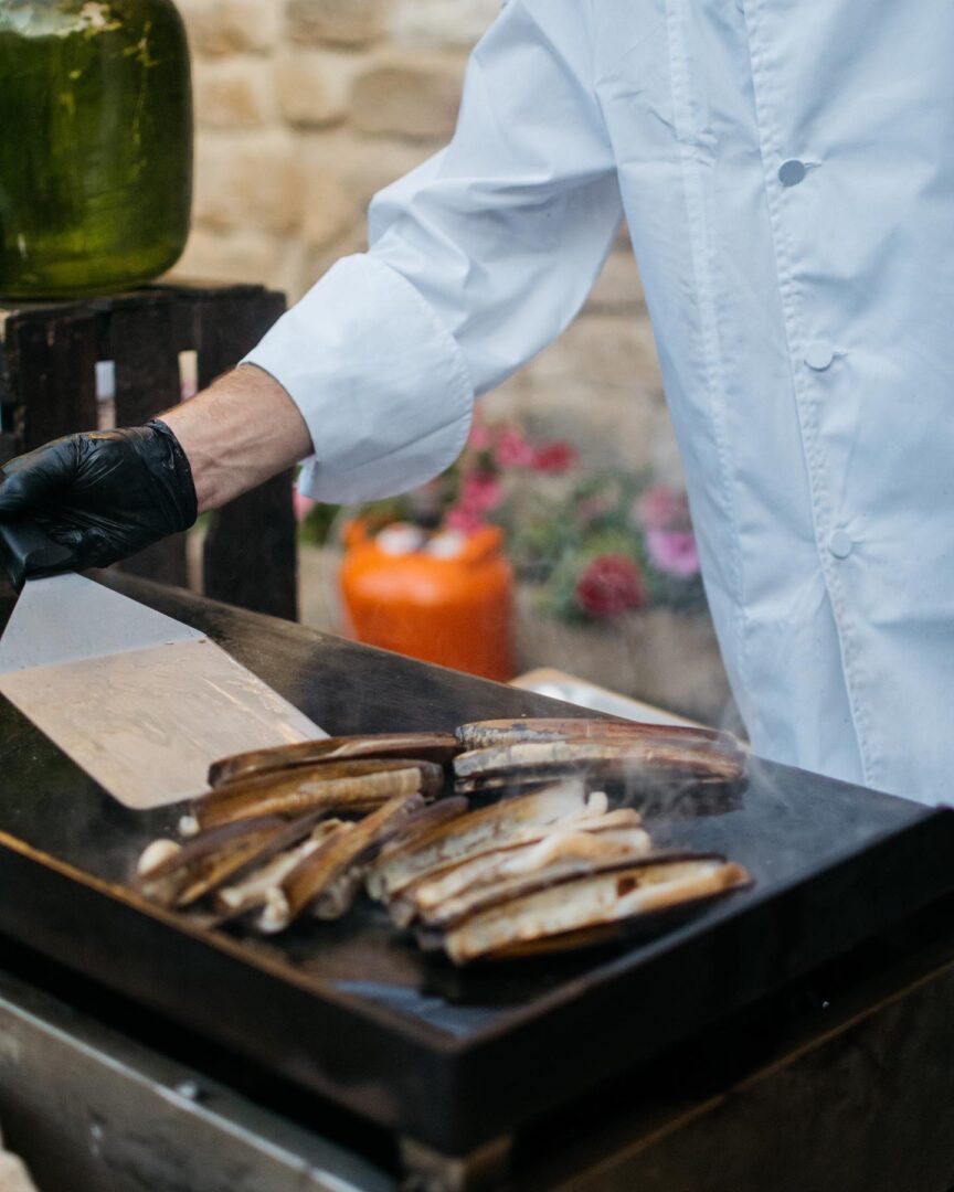 Showcooking de pescado boda