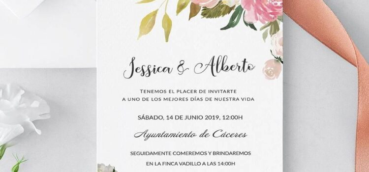 Qué poner en las invitaciones de boda: ¡dudas resueltas!