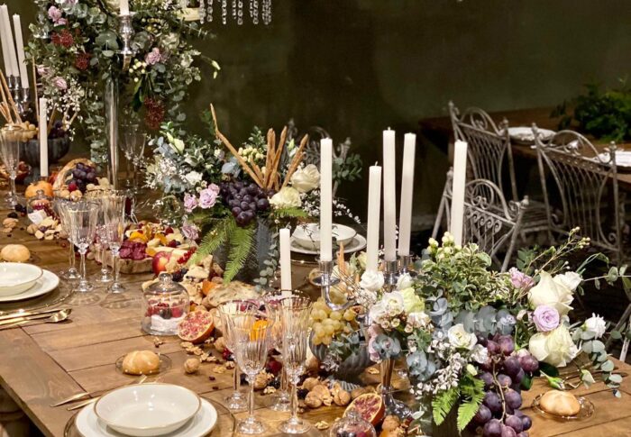 Tendencia: ¡arte floral arquitectónico y frutal para bodas!