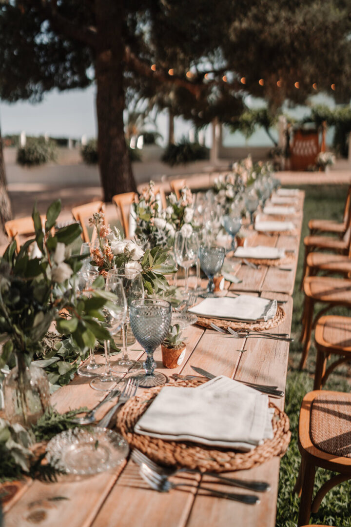 Decoración de bodas modernas