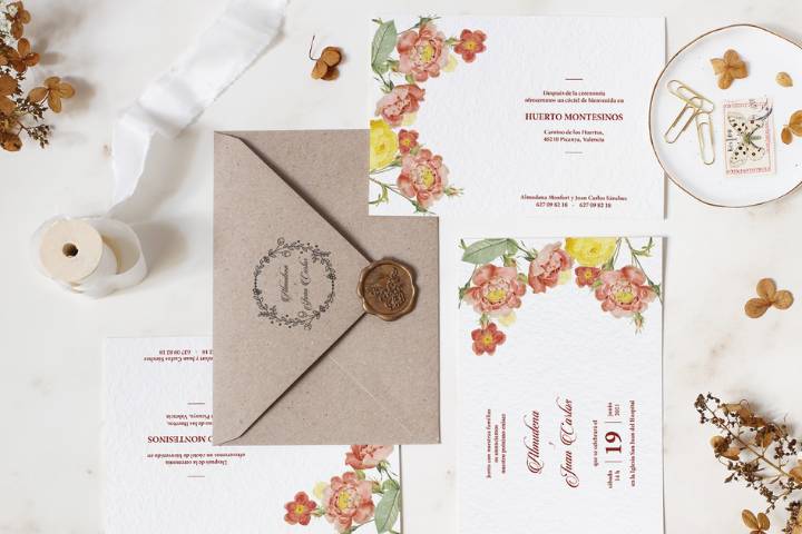 Tendencias en invitaciones de boda