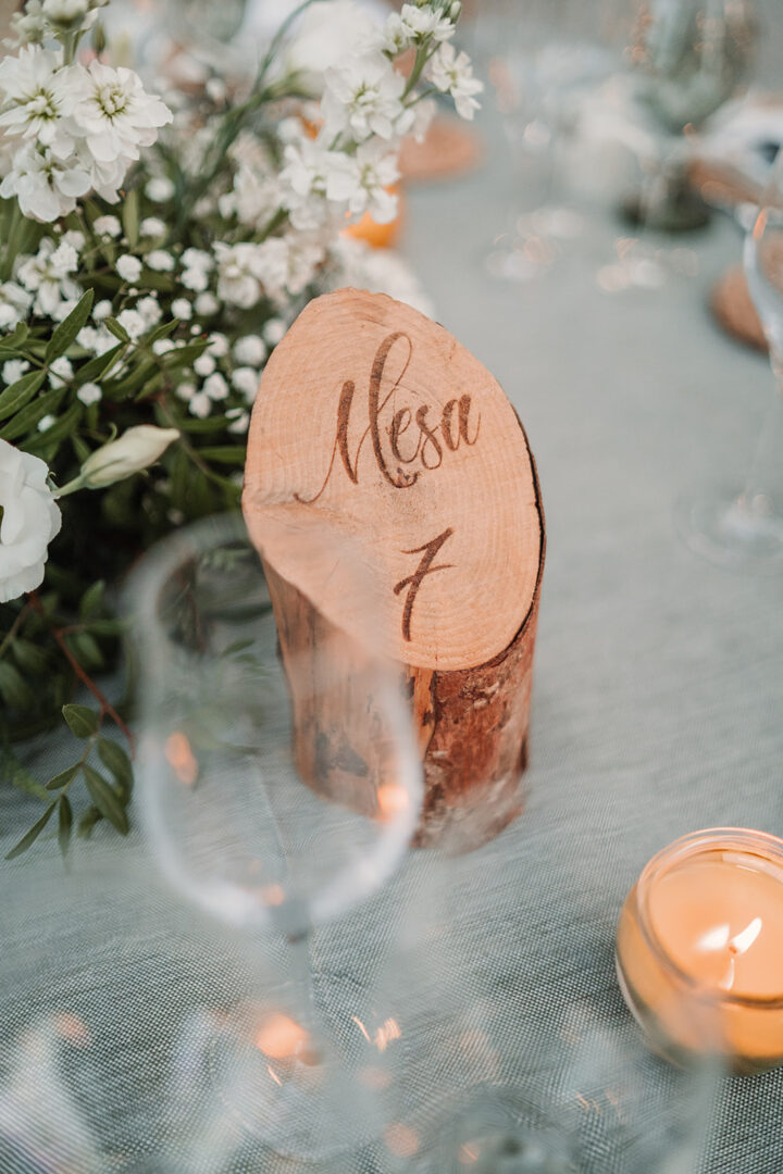 Decoración de mesas para bodas