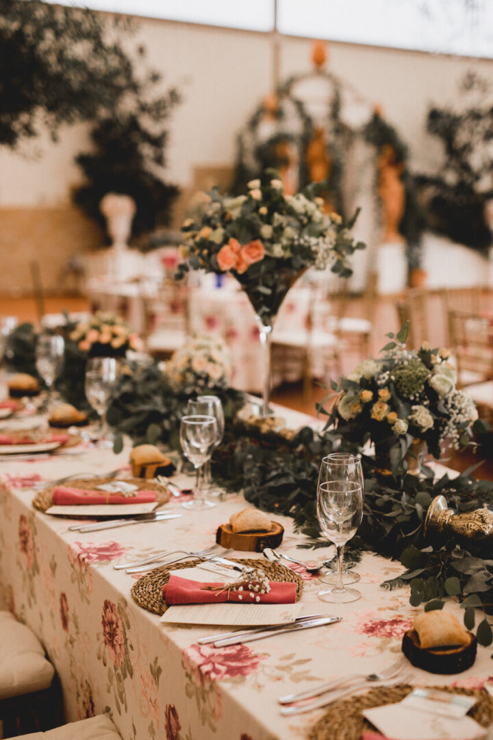 Decoración de mesas para bodas