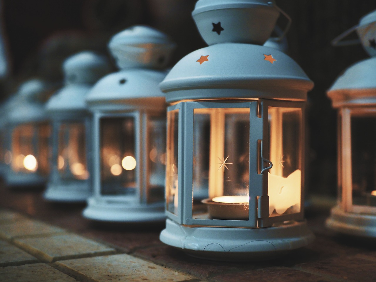 Decoración con velas para bodas