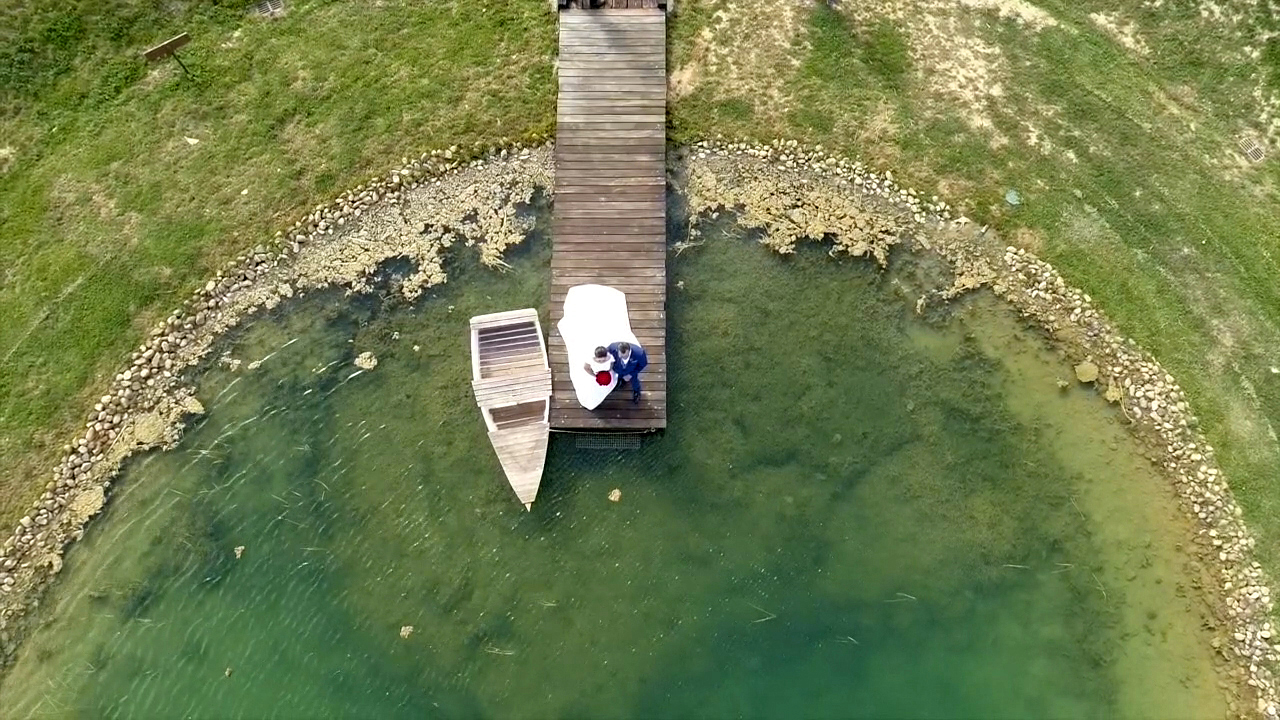 Dron para bodas