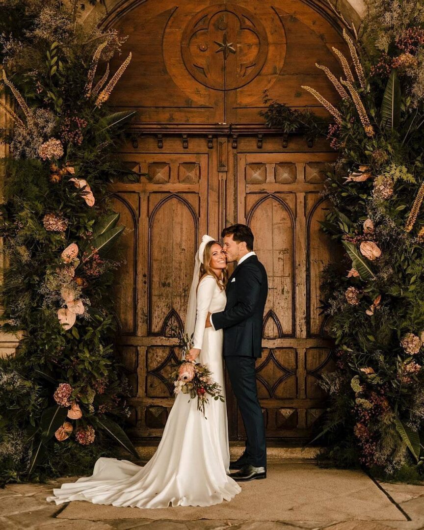 Arco de flores para ceremonia