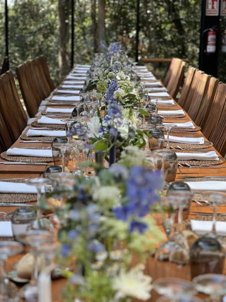 Decoración de bodas al aire libre