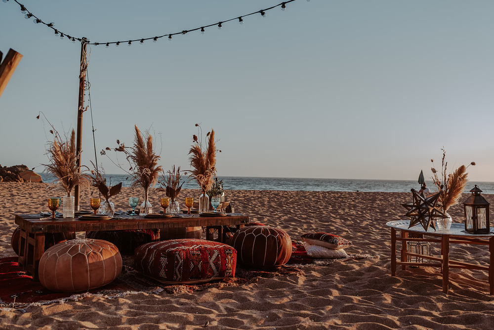 Decoración de bodas en la playa