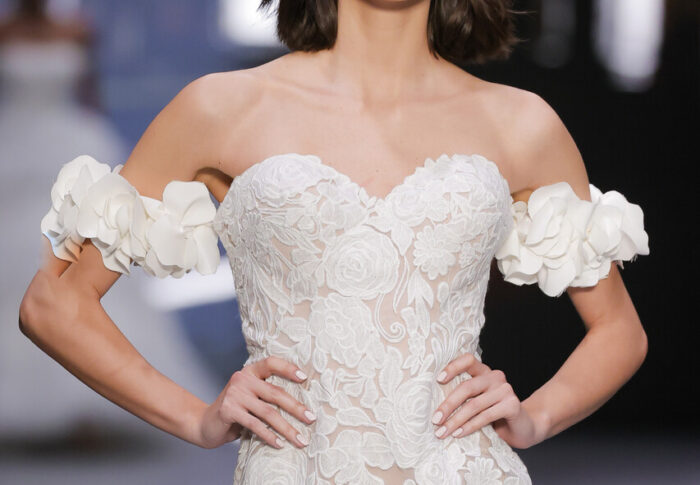 Vestidos de novia románticos: el look más dulce